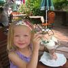 Her favorite dessert! Makes for one happy girl!
